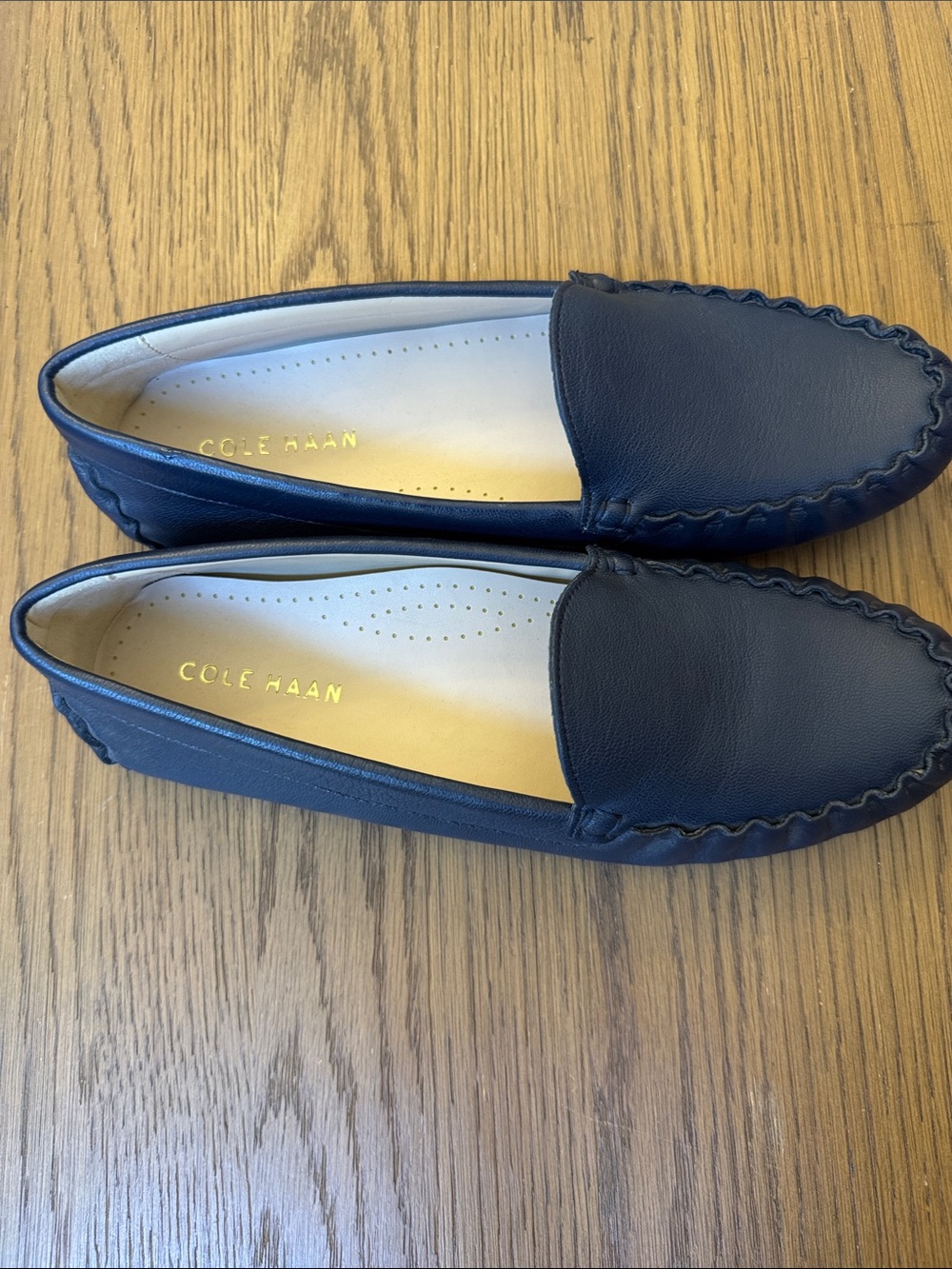 Cole Haan Evelyn Driver Navy Loafers Size 8.5B - Picture 2 of 7